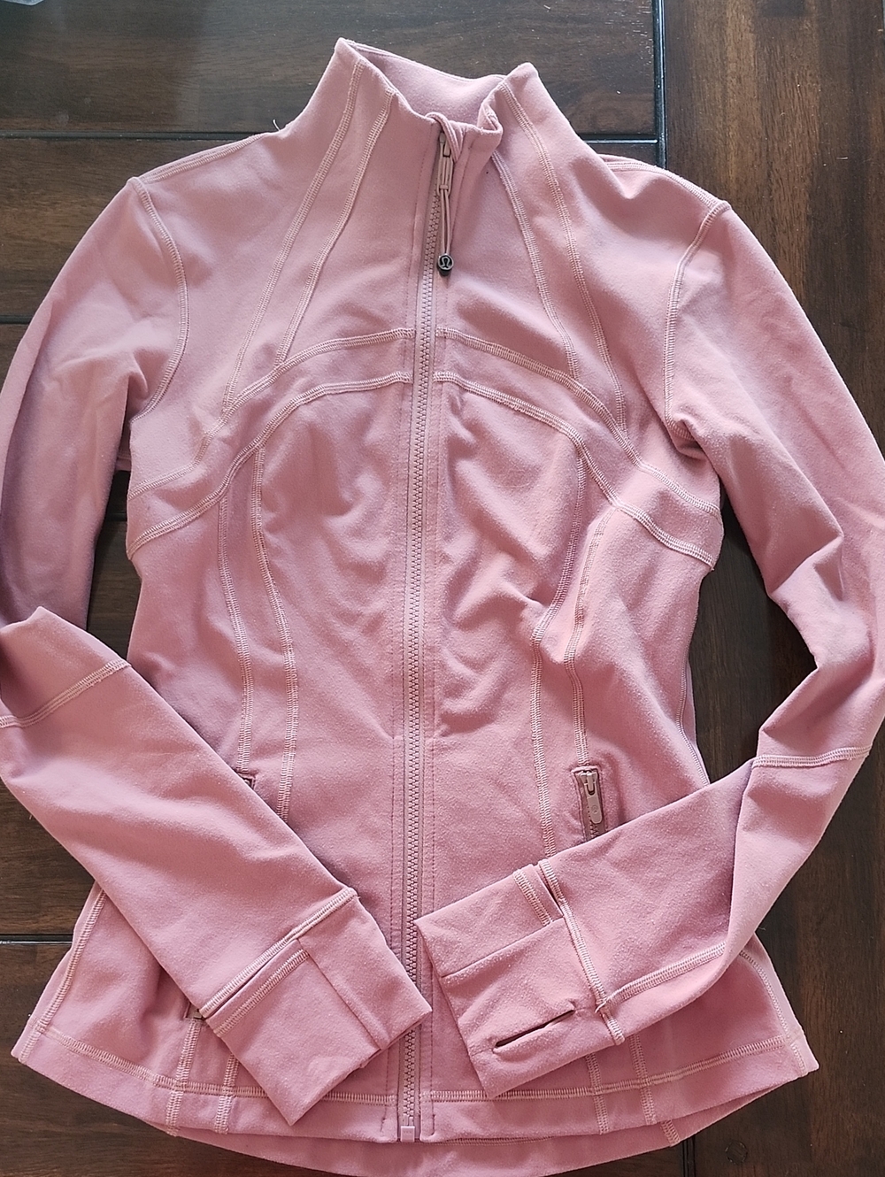 Lululemon define jacket in dusty pink size 6